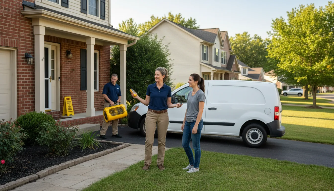Residential water damage restoration in Georgetown, ID